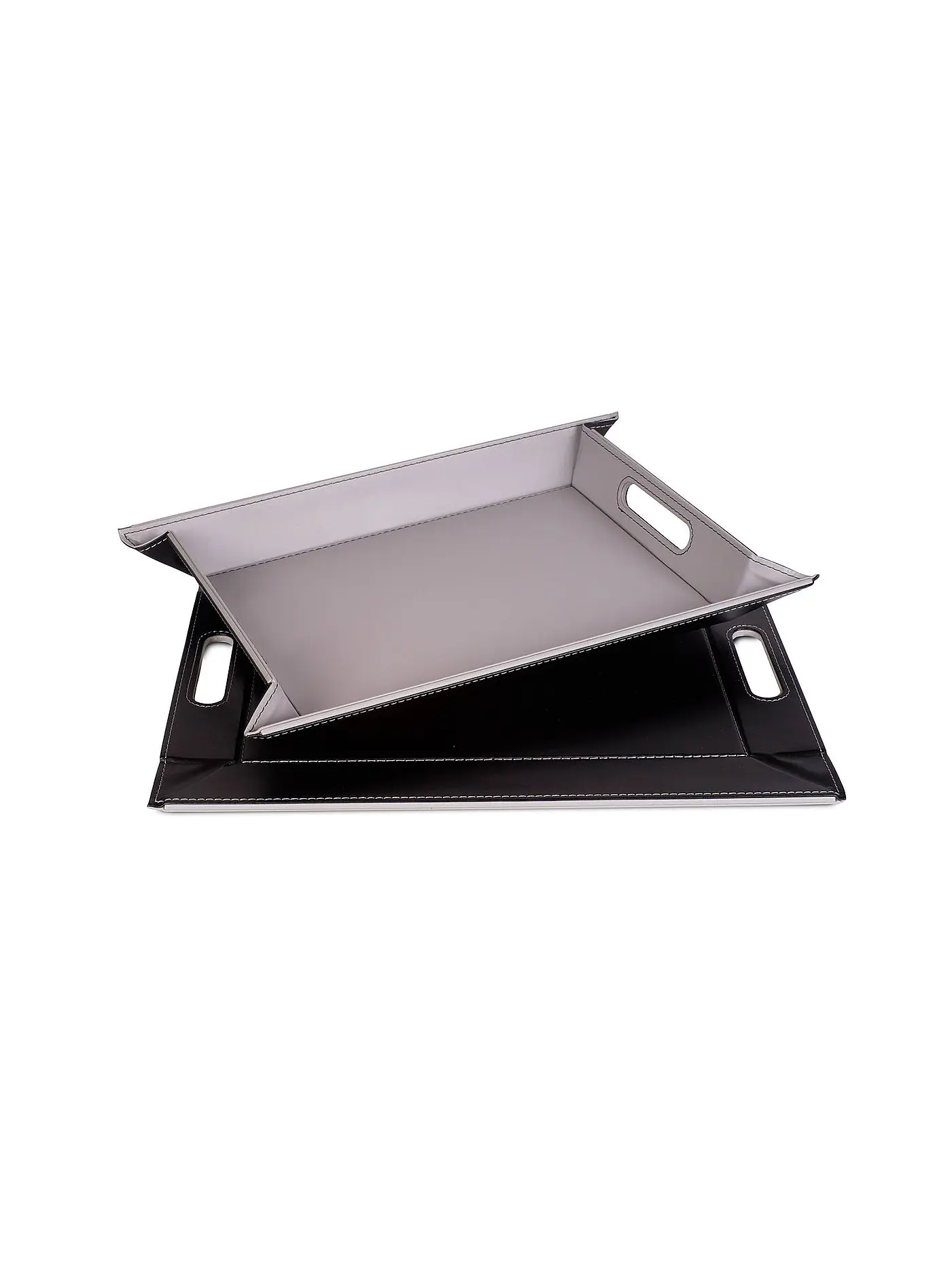 FREEFORM | Wendetablett 45x35cm Taupe/Weiss | bunt